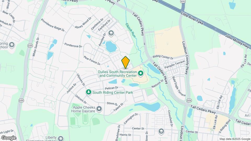 25013 Riding Center Dr Map and Location Details