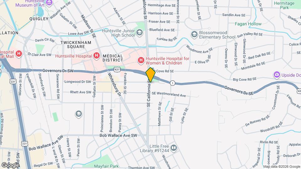 1000 Longwood Dr SE Map and Location Details