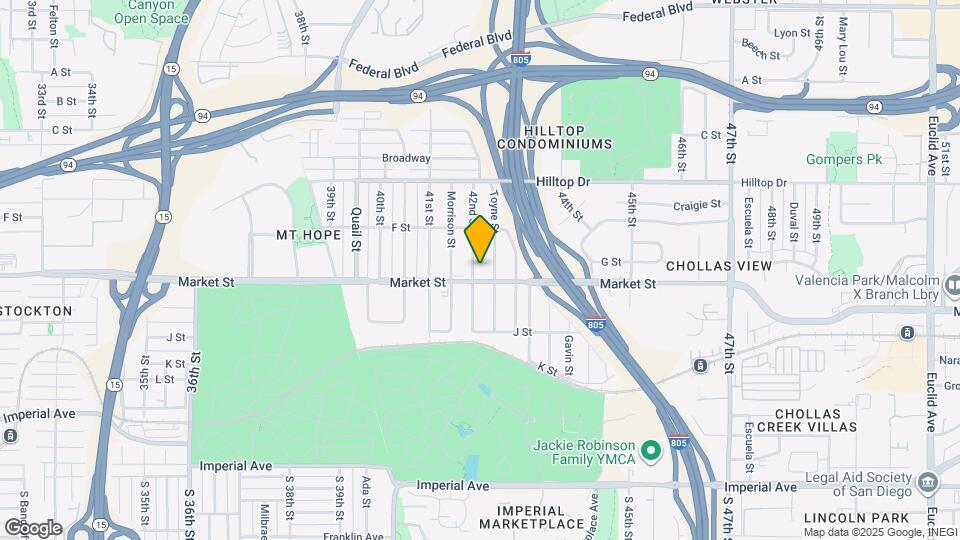 619 42nd St Map and Location Details