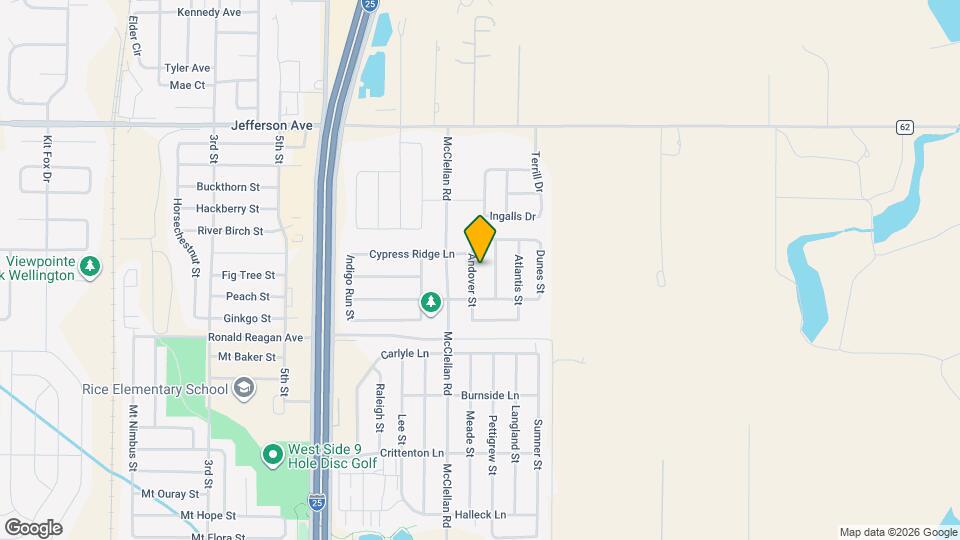 7346 Andover St Map and Location Details