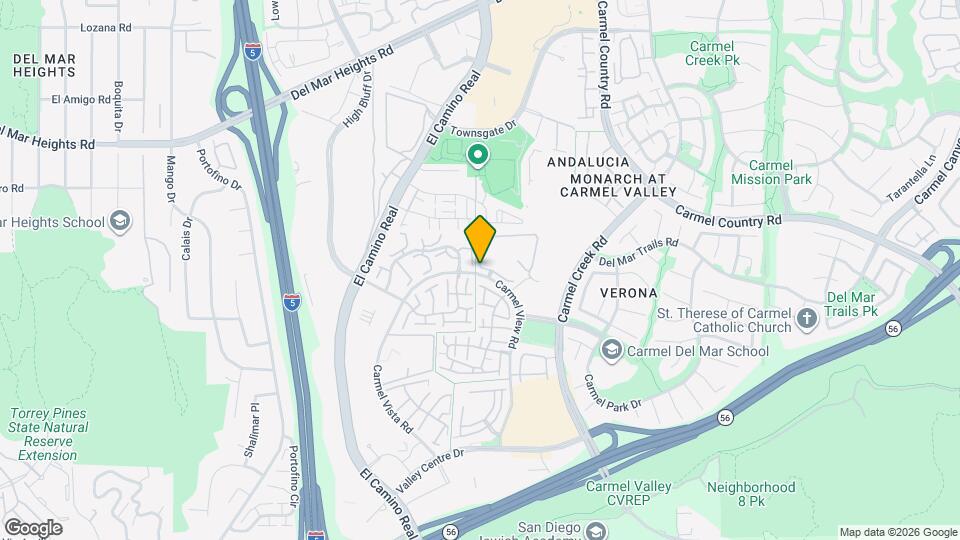 4055 Carmel View Rd Map and Location Details