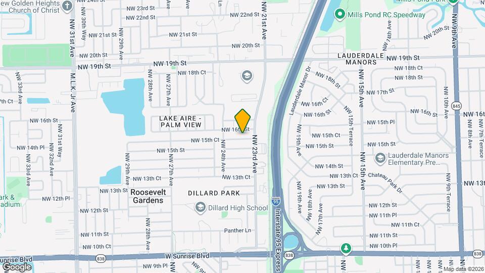 2317 NW 15th Ct Map and Location Details