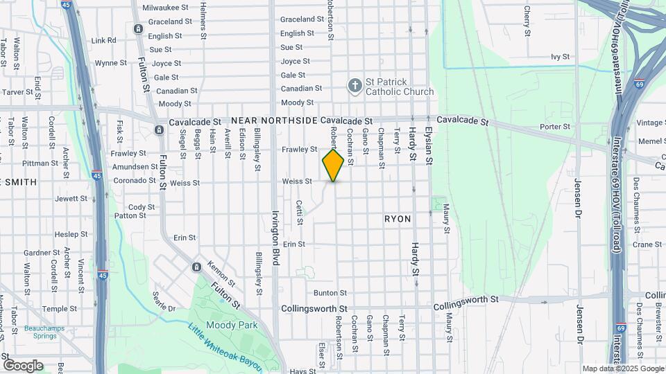 4327 Robertson St Map and Location Details