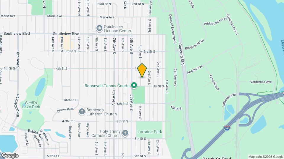 437 4th Ave S Map and Location Details