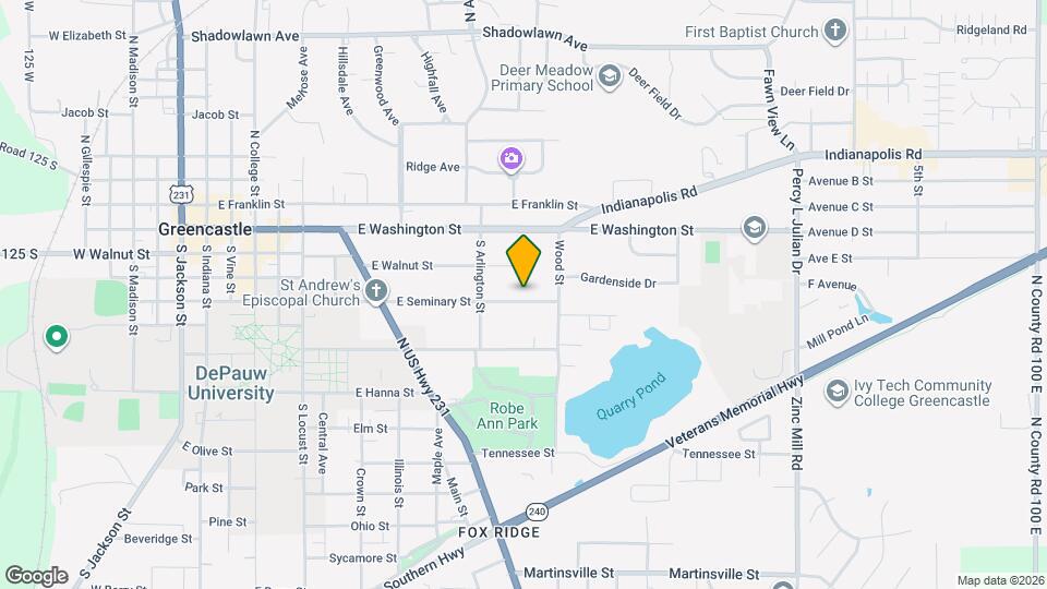 721 E Seminary St Map and Location Details