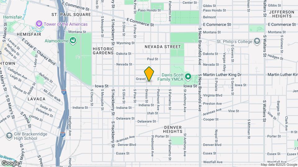 907 Iowa St Map and Location Details