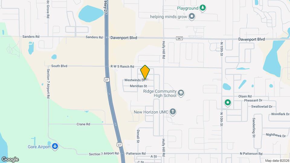 1246 Westwinds Dr Map and Location Details