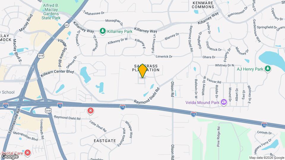 2820 Saw Palmetto Ln Map and Location Details