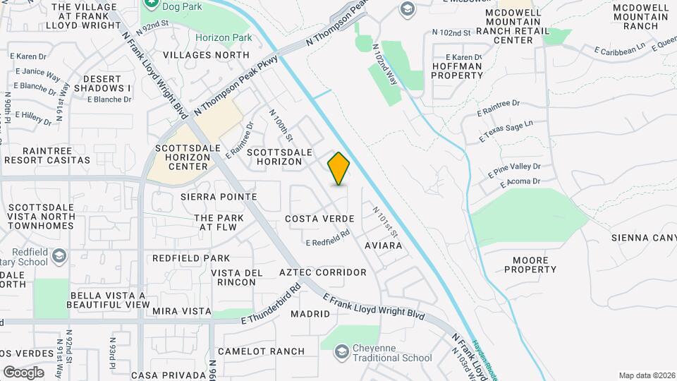 10061 E Evans Dr Map and Location Details