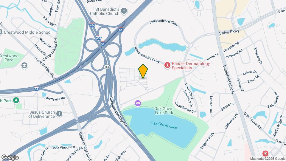 416 Prince George Ct Mapa y Detalles de la Ubicación