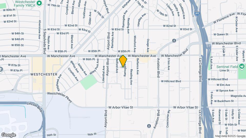 8733 Ramsgate Ave Map and Location Details