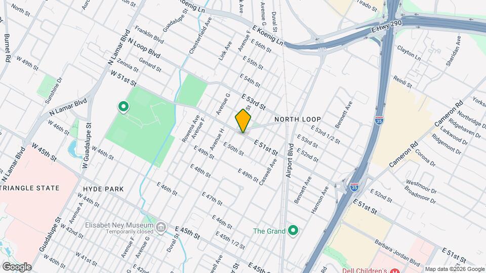 5014 Evans Ave Map and Location Details