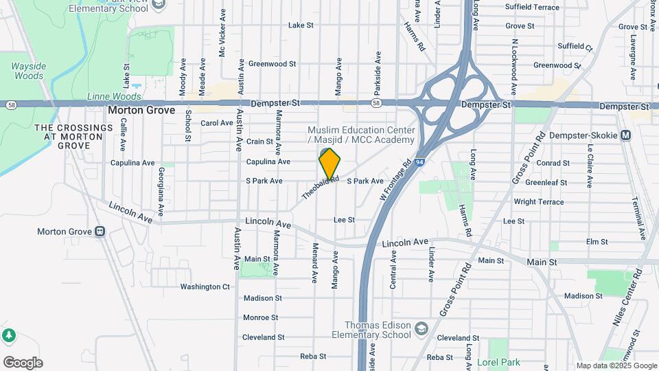 5731 Theobald Rd Map and Location Details