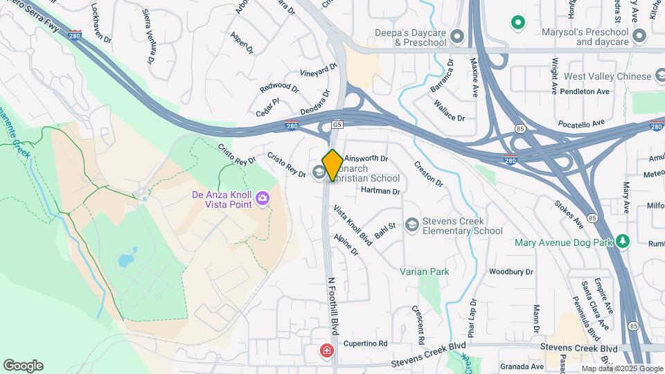 10540 N Foothill Blvd Map and Location Details