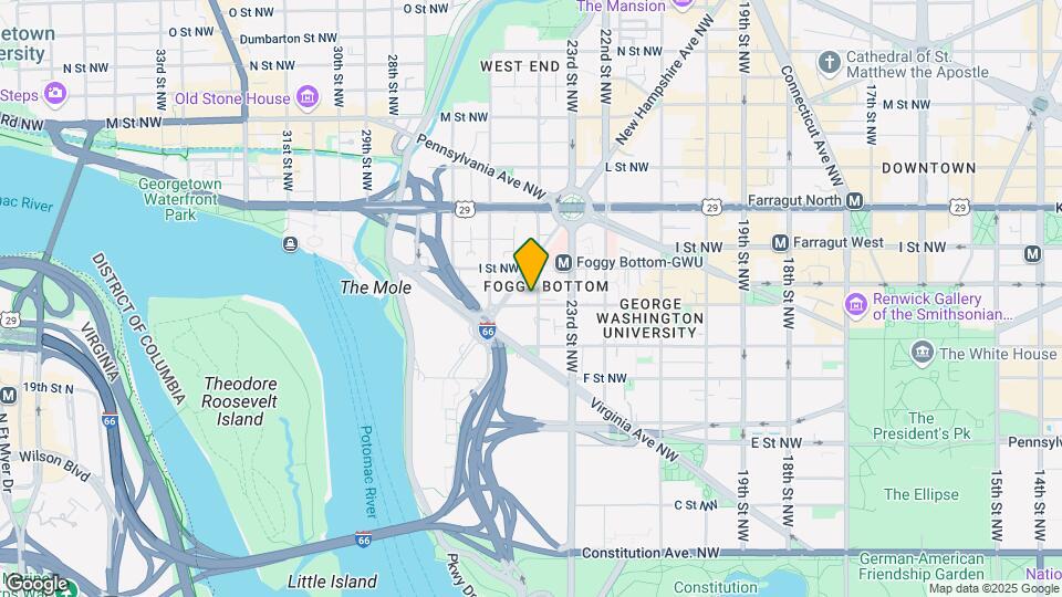 2401 H St NW, Unit 607 Map and Location Details