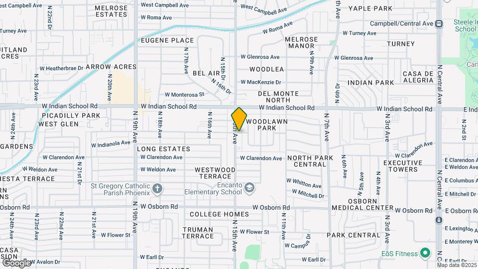 3845 N 15th Ave Map and Location Details