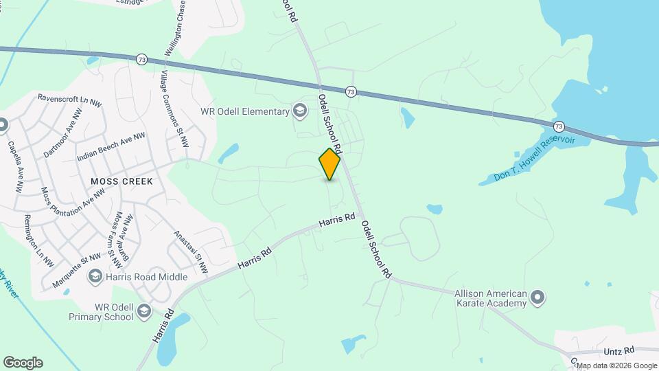 9282 Moss Plantation Ave NW Map and Location Details