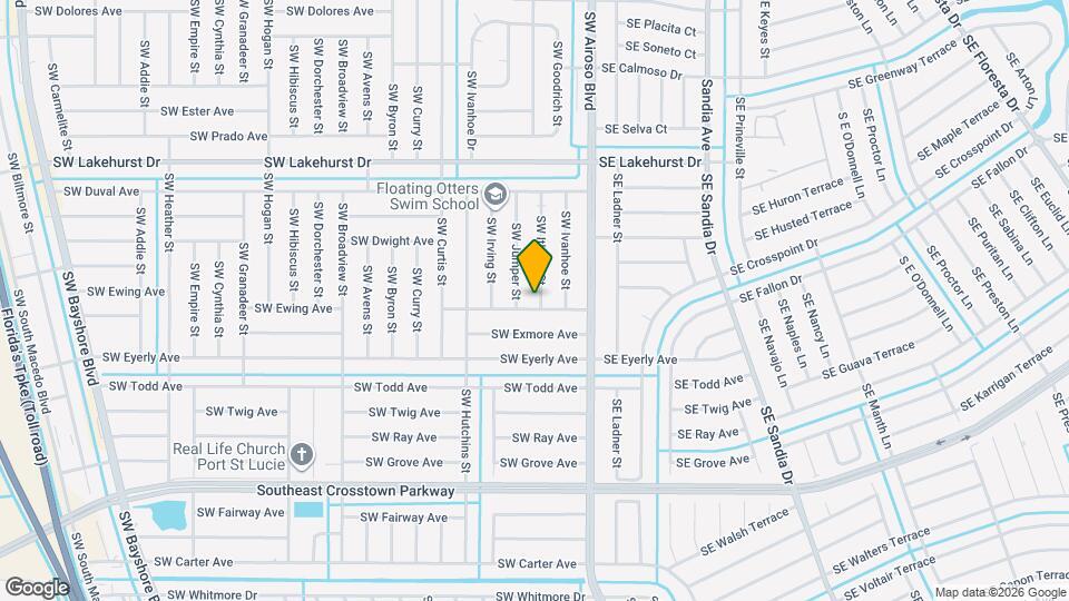 1198 SW Ithaca St Mapa y Detalles de la Ubicación