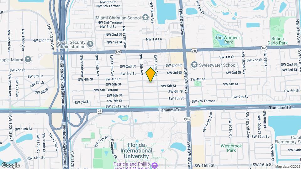 10941 SW 5th St Map and Location Details