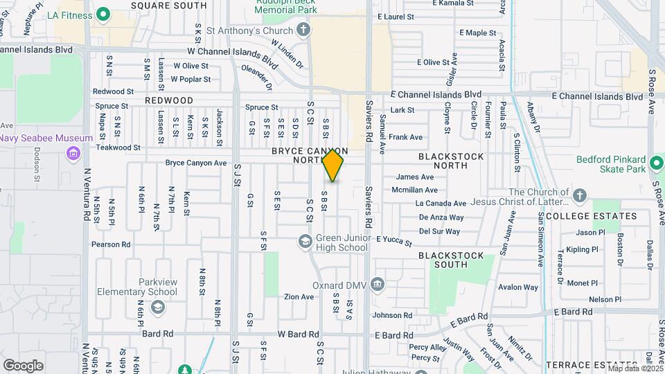 3425 S A St Mapa y Detalles de la Ubicación