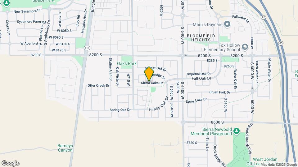6633 W Sierra Oaks Dr Map and Location Details
