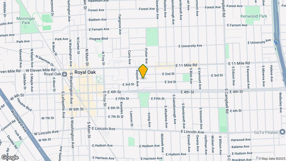 719 E 3rd St Map and Location Details