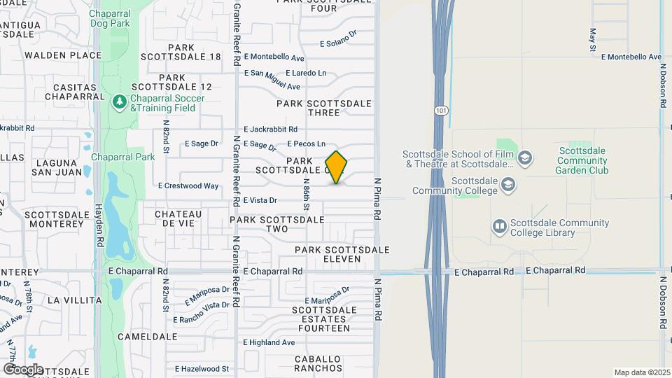 8649 E Plaza Ave Map and Location Details