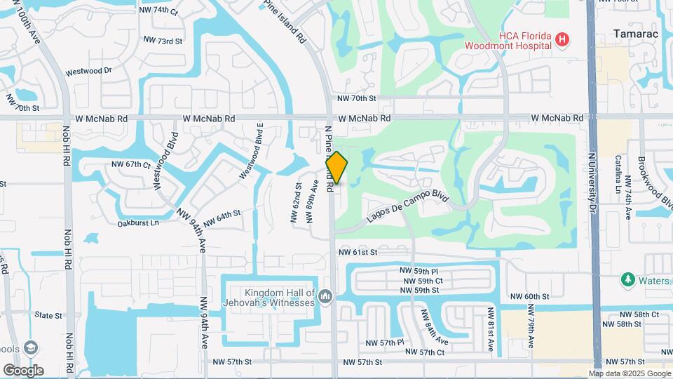 6760 N Pine Island Rd Mapa y Detalles de la Ubicación