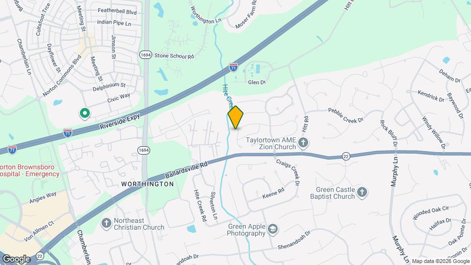 11036 Symington Cir Map and Location Details