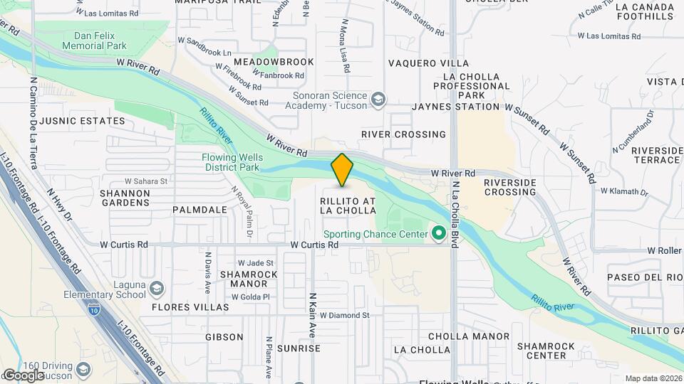 2427 W Waterway Pl Mapa y Detalles de la Ubicación