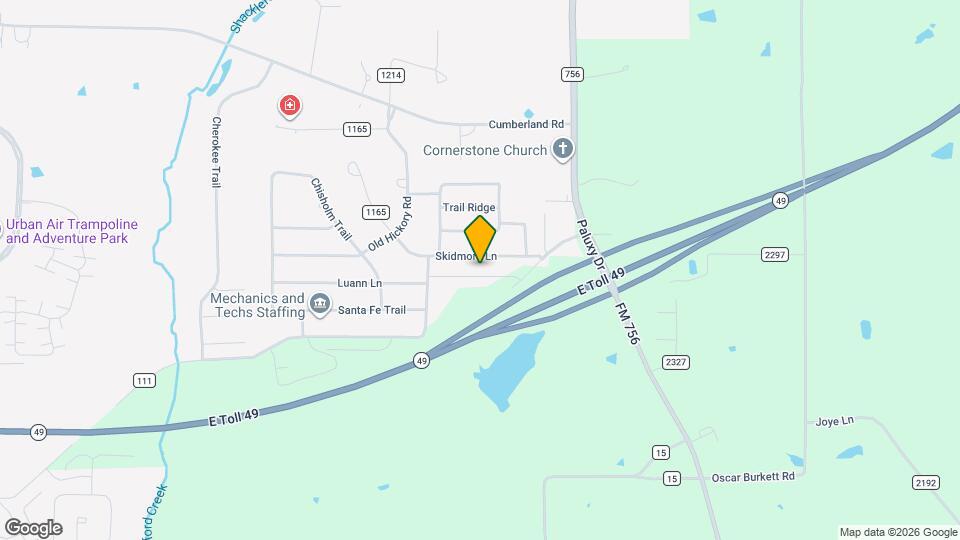 1640 Legacy Dr Map and Location Details