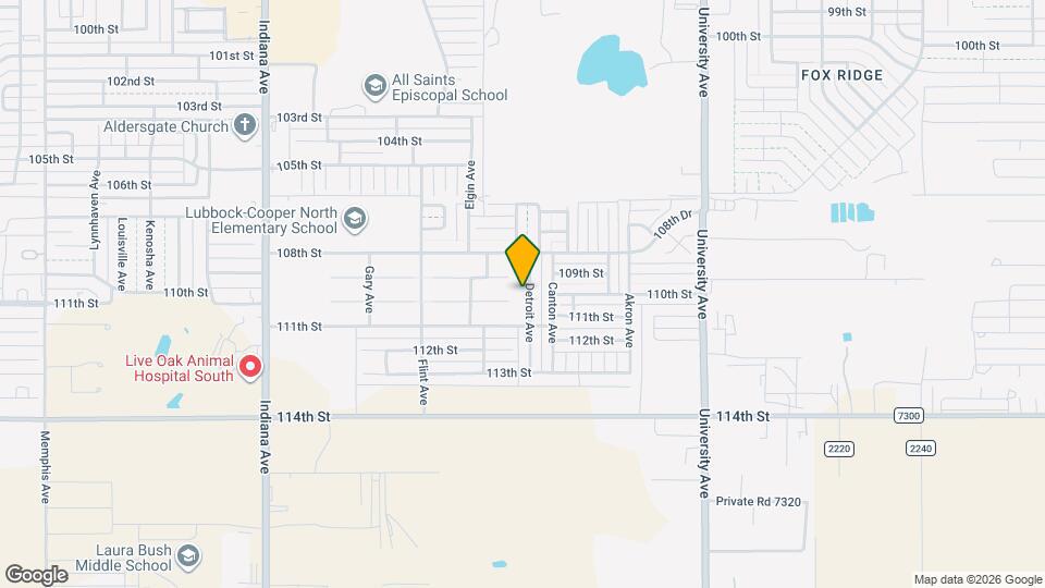 10820 Detroit Ave Map and Location Details