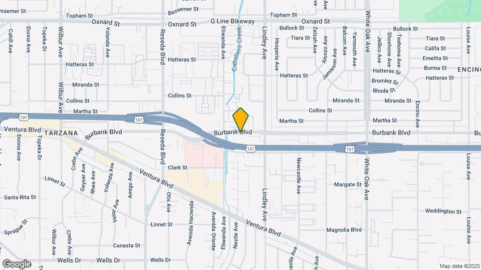 Tarzana Casa Map and Location Details