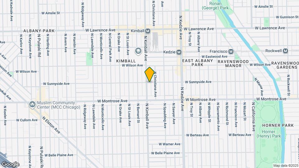 3351 W Sunnyside Ave Map and Location Details