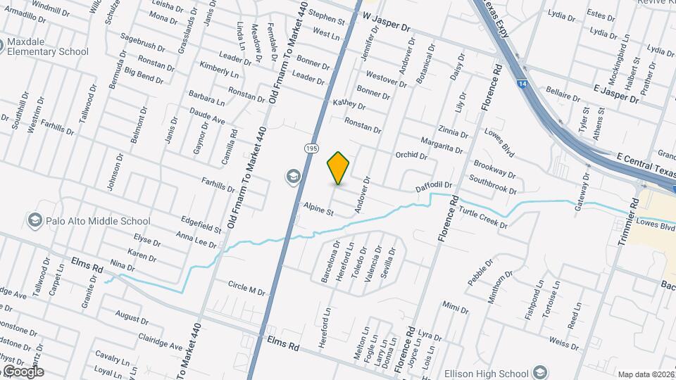 414 Baumann Dr Map and Location Details