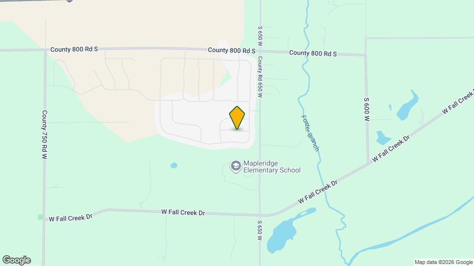 6607 Laurelwood Dr Map and Location Details