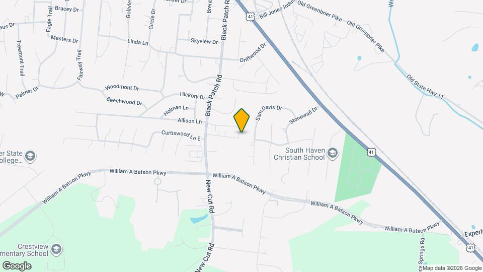 1180 Javier Dr Map and Location Details