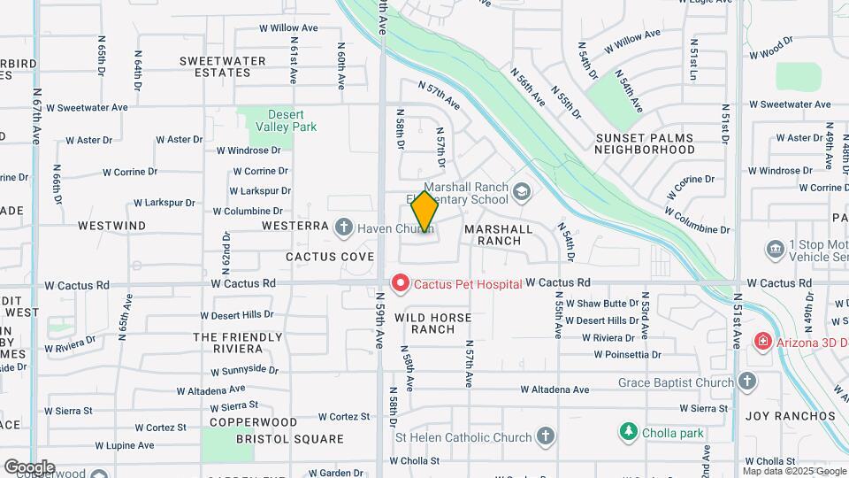 5822 W Charter Oak Rd Map and Location Details