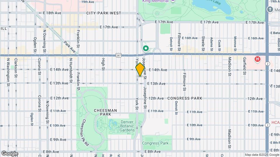 1330 York St Map and Location Details