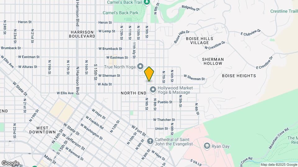 1504 N 9th St Map and Location Details