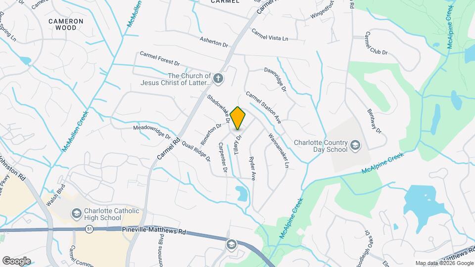 7200 Shadowlake Dr Map and Location Details