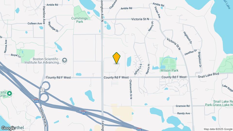 Shoreview Hills Map and Location Details