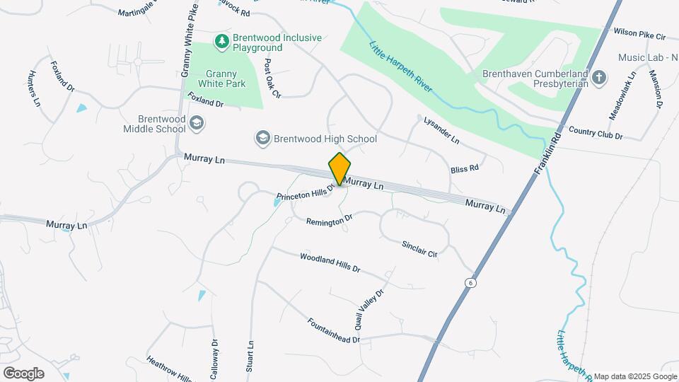 700 Princeton Hills Dr Map and Location Details