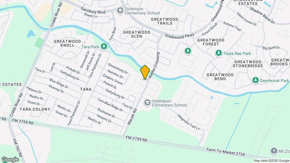 7310 Whistle Ct Map and Location Details