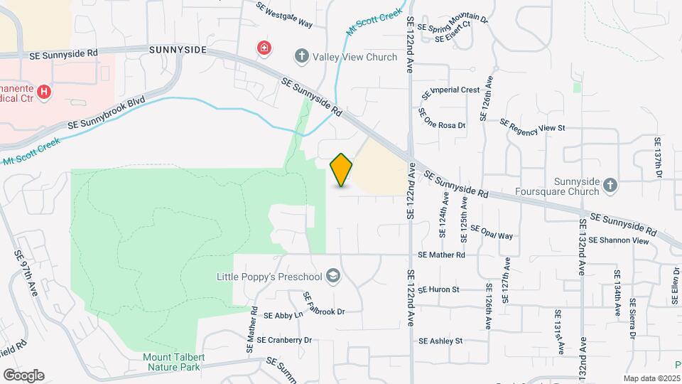 11821 SE Sunnycreek Ln Map and Location Details