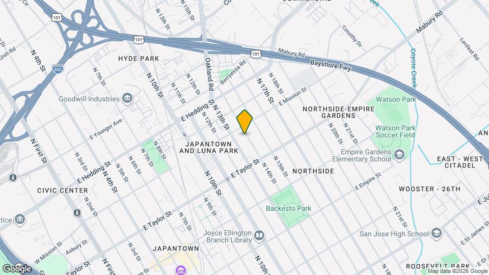 773 N 14th St Mapa y Detalles de la Ubicación