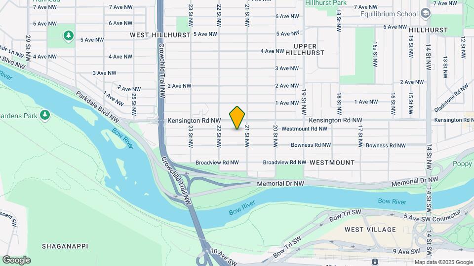 2215 Westmount Rd NW Map and Location Details
