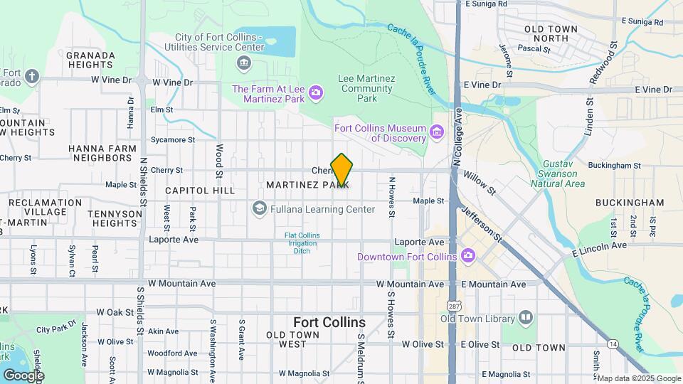 308 N Sherwood St Map and Location Details