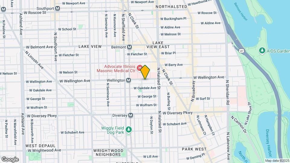849 W Wellington Ave, Unit 851-2 Map and Location Details