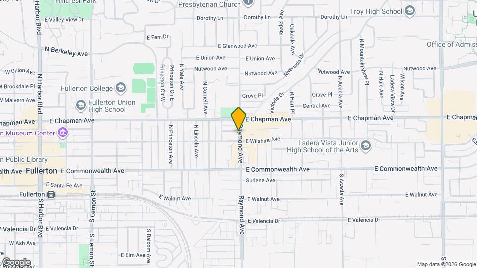 1134 E Whiting Ave Map and Location Details
